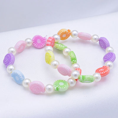 Girls Charm Beaded Bracelet