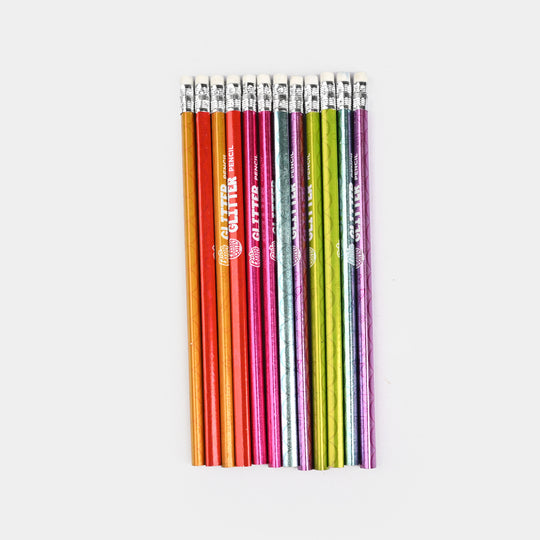 Glitter Pencils Pack Of 12