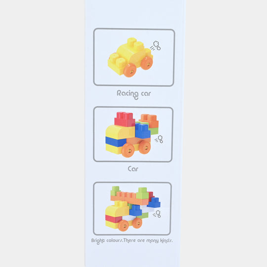 Building Blocks Push Cart – 60 Pieces