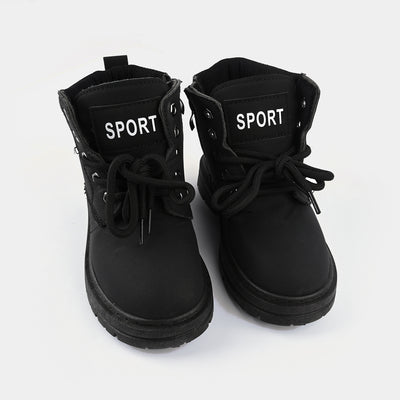 Boys Boots MD06-BLACK