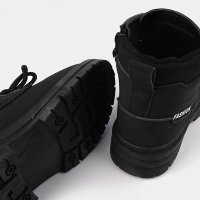 Boys Boots MD06-BLACK