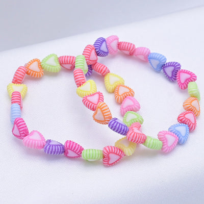 Girls Charm Beaded Bracelet