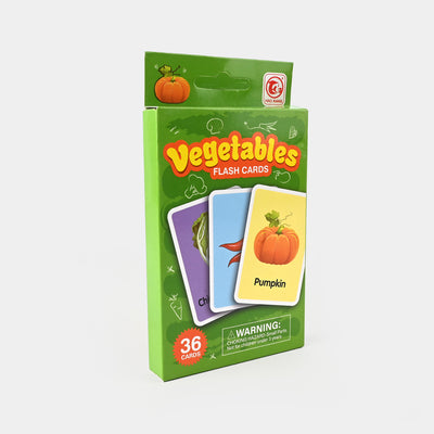 Vegetables Flash Cards