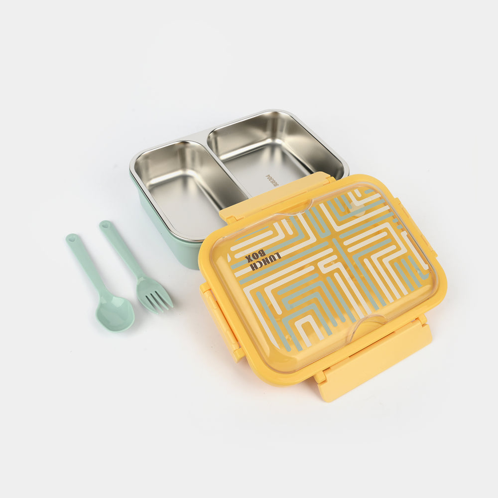 Stainless Steel Lunch Box 800ml Blue