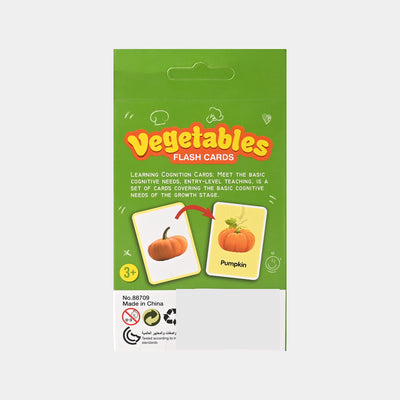 Vegetables Flash Cards