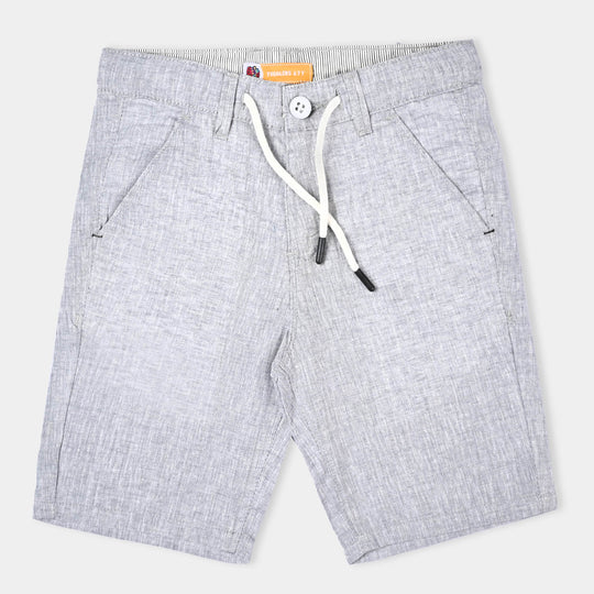 Boys Linen Viscose Short Super Cool-Grey