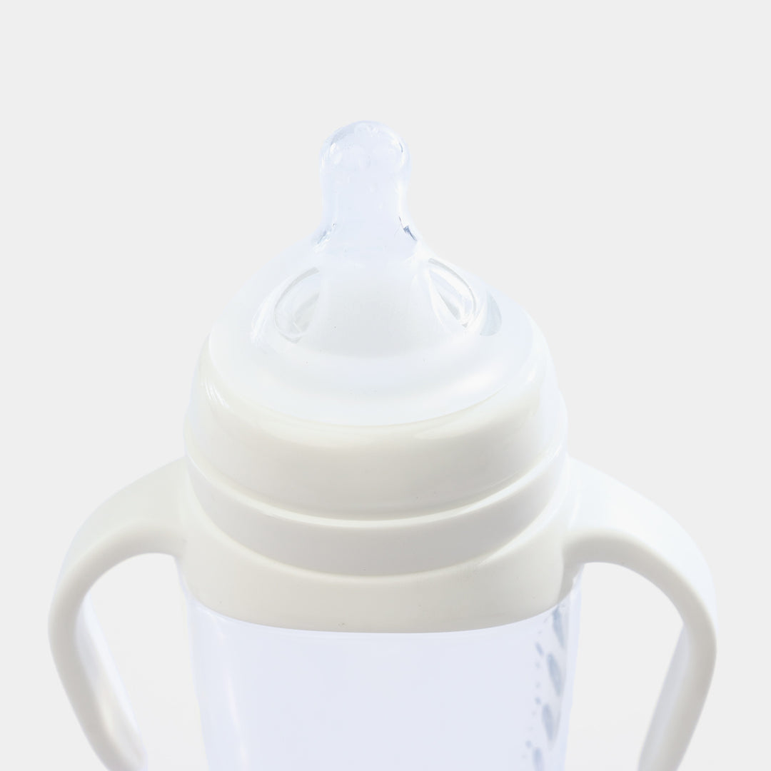 J1016 White Wide-Neck Baby Bottle - 300 ml / 10 oz