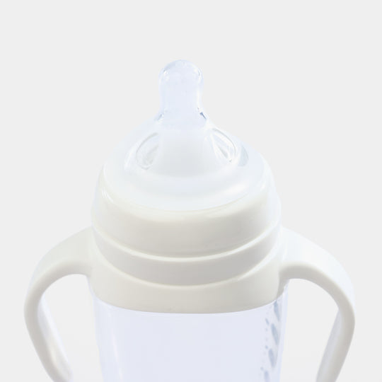 J1016 White Wide-Neck Baby Bottle - 300 ml / 10 oz
