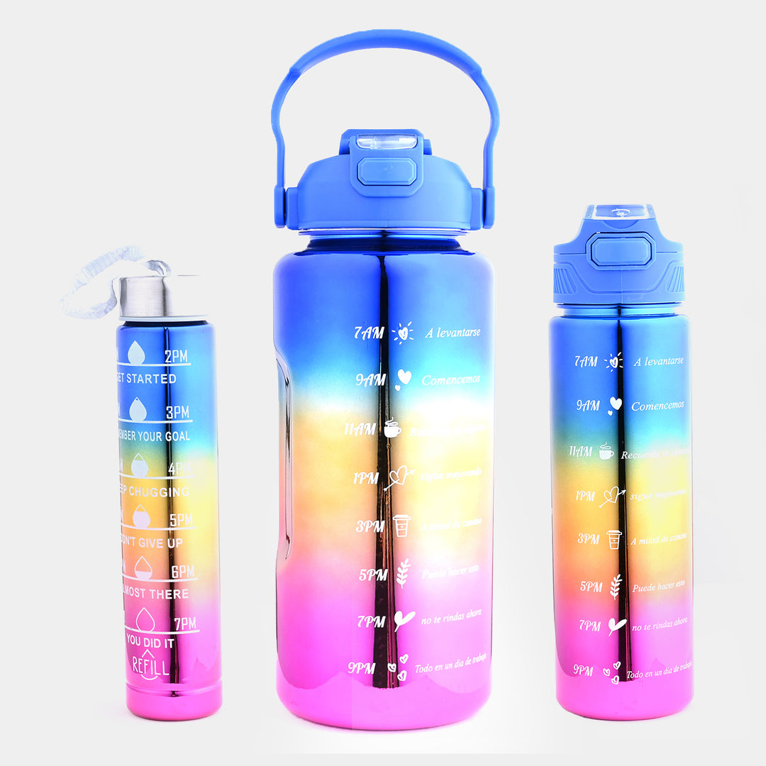 Plastic Water Bottle 3 IN 1 For Kids