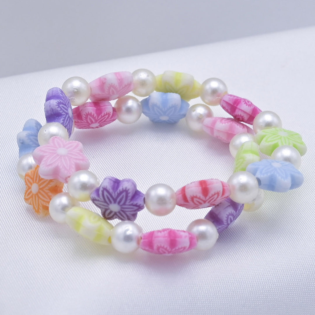 Girls Charm Beaded Bracelet