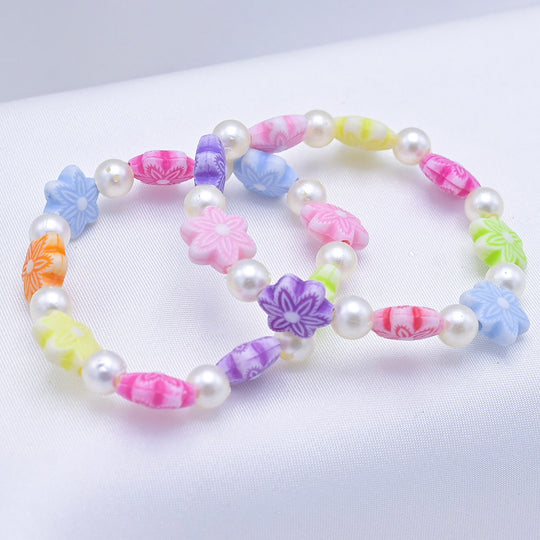 Girls Charm Beaded Bracelet