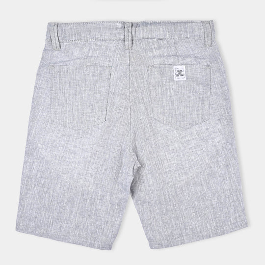 Boys Linen Viscose Short Super Cool-Grey