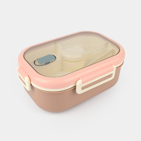 Plastic Lunch Box for Kids | 1100ml – Pink
