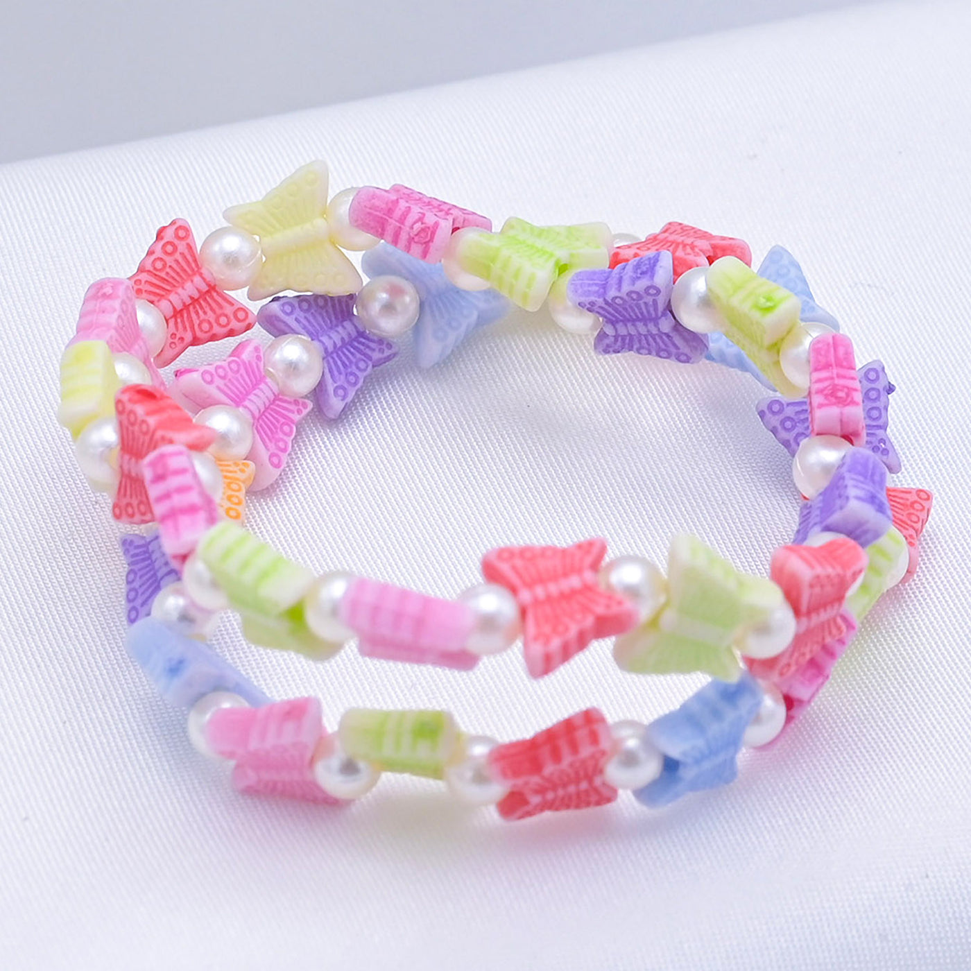 Girls Charm Beaded Bracelet