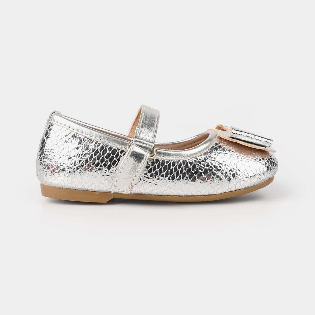 Girls Pumps 11-106-SILVER