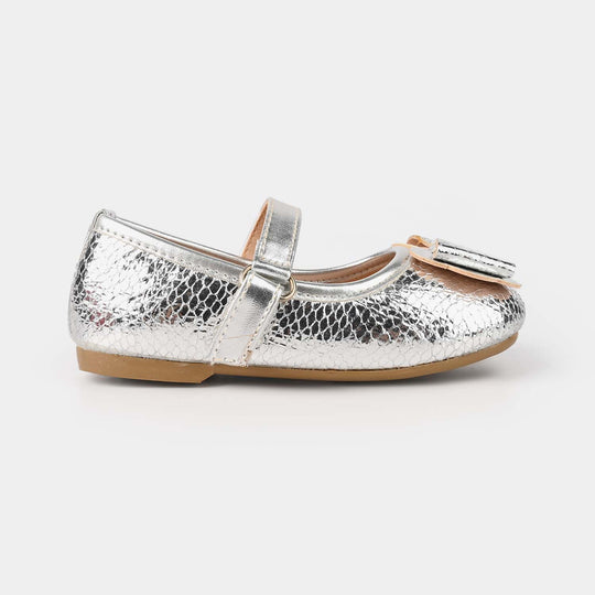 Girls Pumps 11-106-SILVER