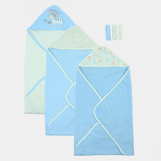 6Pcs Bath Towels & Washcloths Set