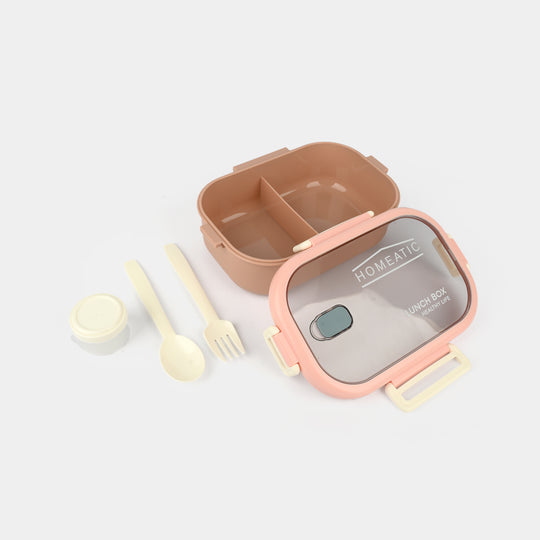 Plastic Lunch Box for Kids | 1100ml – Pink