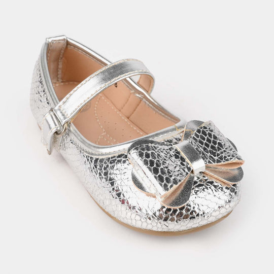 Girls Pumps 11-106-SILVER
