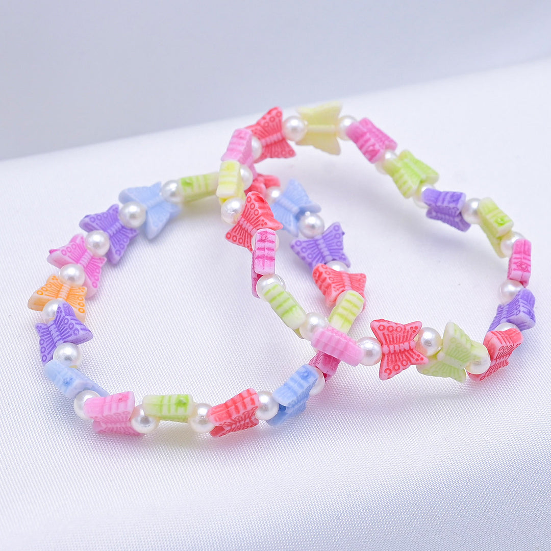 Girls Charm Beaded Bracelet