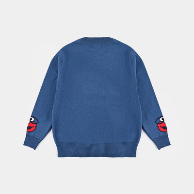 Boys Knitted Sweater- Blue