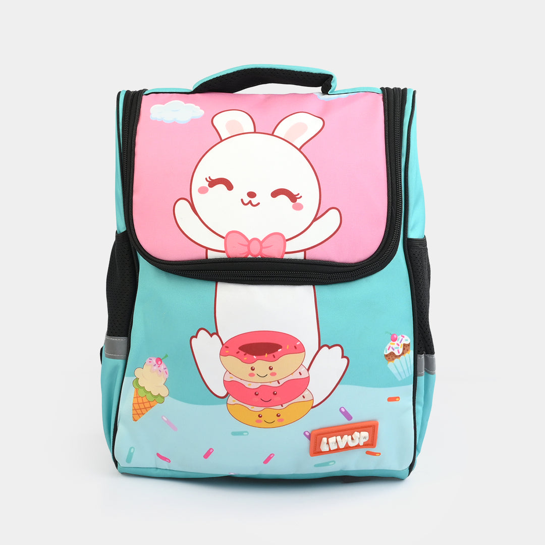 LEVUP D Open Backpack/School Bag | Grade KG