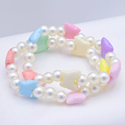 Girls Charm Beaded Bracelet