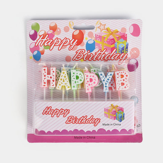 HBD Alphabet Candle Set