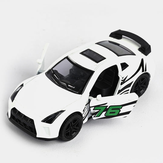 DIE-CAST MODEL PULLBACK CAR WITH LIGHT SOUND