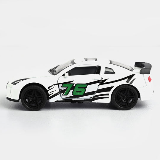 DIE-CAST MODEL PULLBACK CAR WITH LIGHT SOUND