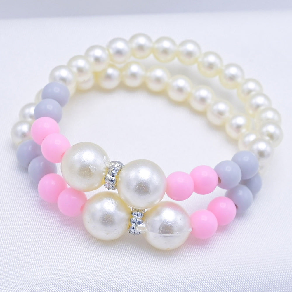 Girls Charm Beaded Bracelet