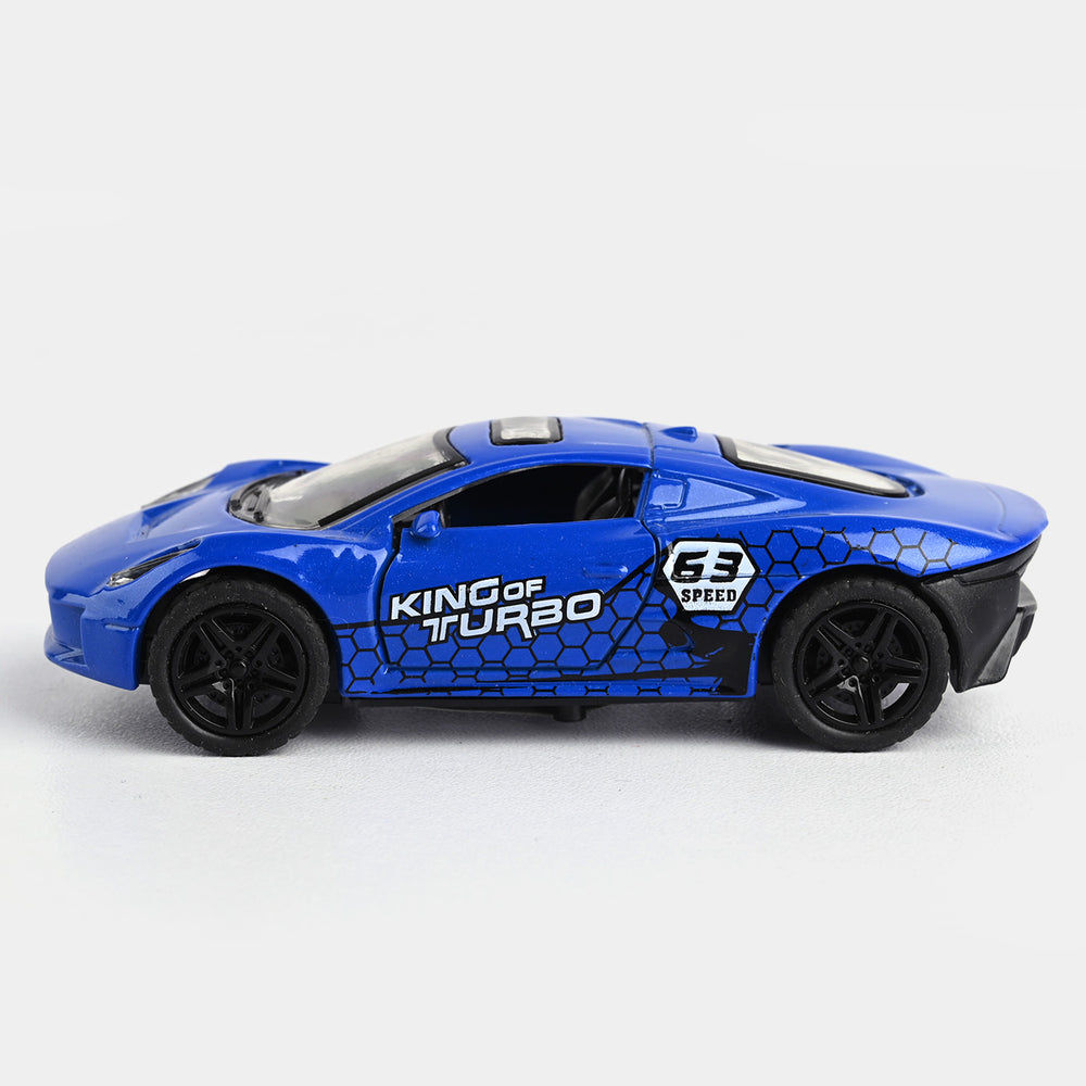 DIE-CAST MODEL PULLBACK CAR WITH LIGHT SOUND