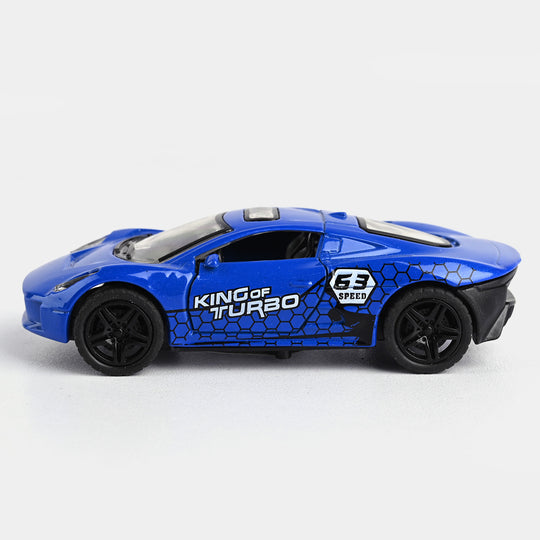 DIE-CAST MODEL PULLBACK CAR WITH LIGHT SOUND