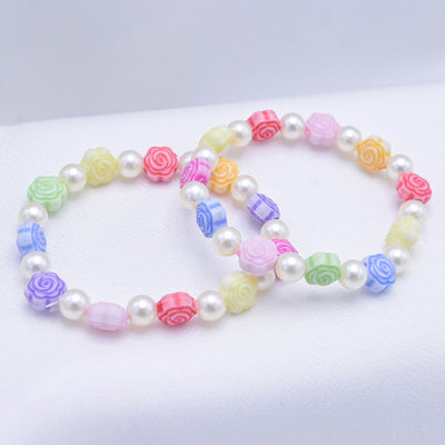 Girls Charm Beaded Bracelet