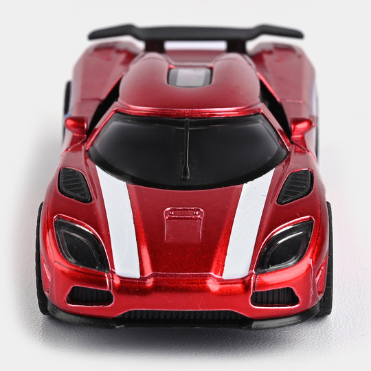 DIE-CAST MODEL PULLBACK CAR WITH LIGHT SOUND