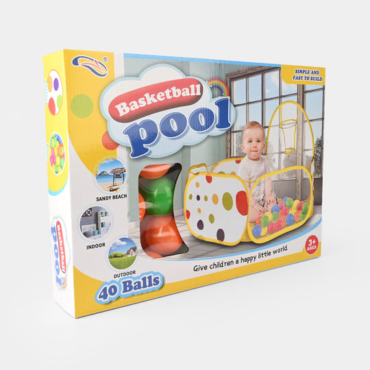 Basketball Pool Tent House for Kids