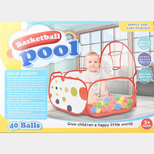 Basketball Pool Tent House for Kids