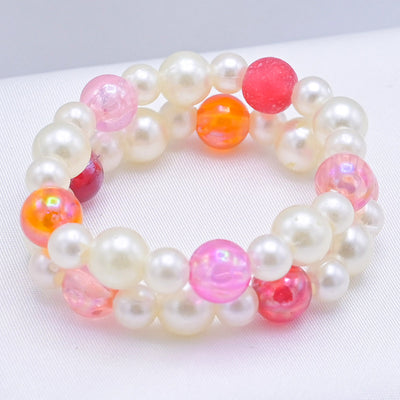 Girls Charm Beaded Bracelet