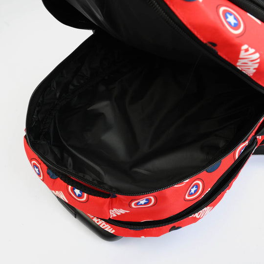 LEVUP Embossed Shell Trolly Bag 3 Wheel | Grade 1-4