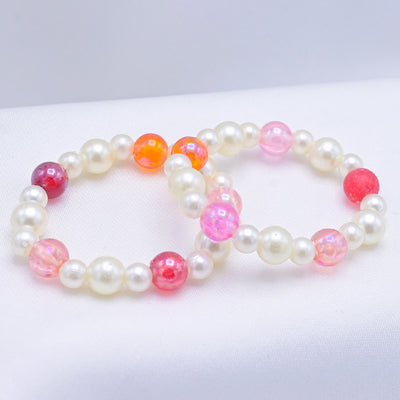 Girls Charm Beaded Bracelet