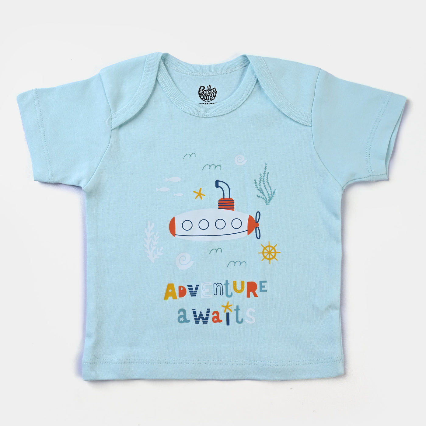 Infant Boys Cotton Poplin 3 Piece T-Shirt Set-mIX