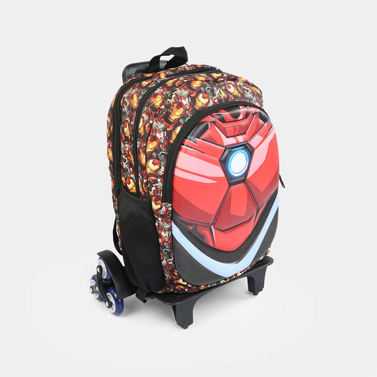 LEVUP Embossed Shell Trolly Bag 3 Wheel | Grade 1-4