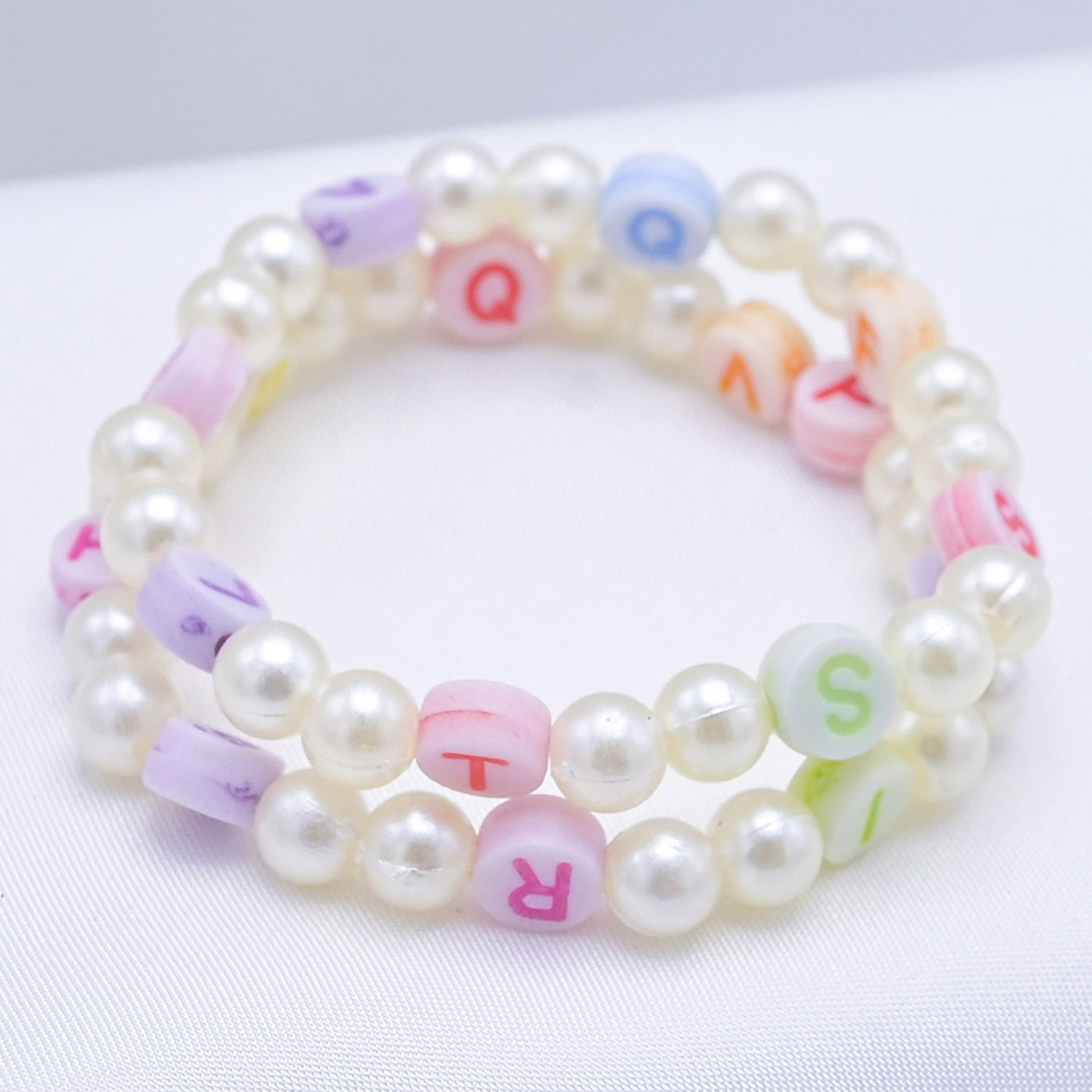 Girls Charm Beaded Bracelet