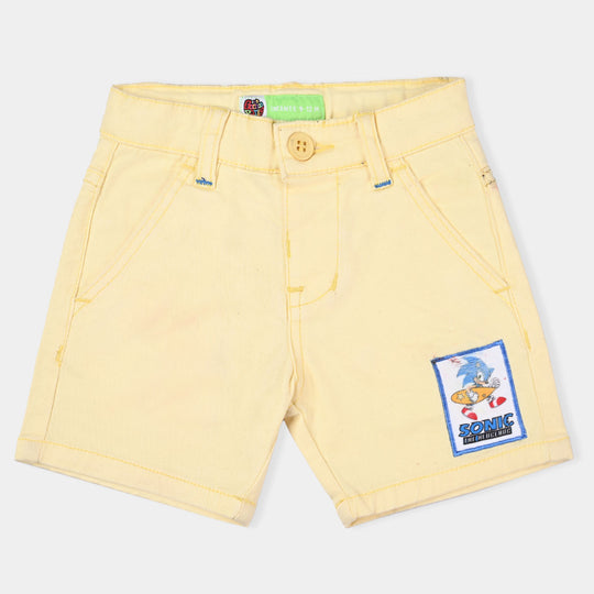 Infant Boys Cotton Short Character-Lime