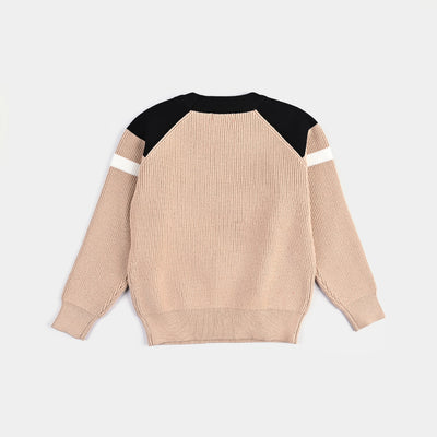 Boys Knitted Sweater- Beige