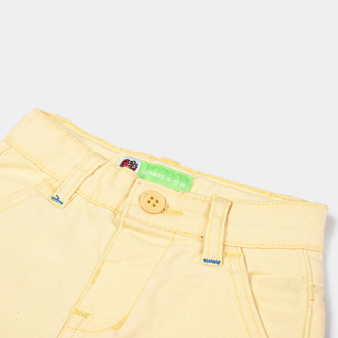 Infant Boys Cotton Short Character-Lime