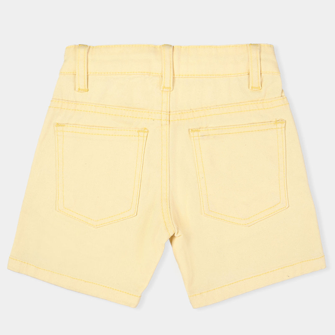 Infant Boys Cotton Short Character-Lime