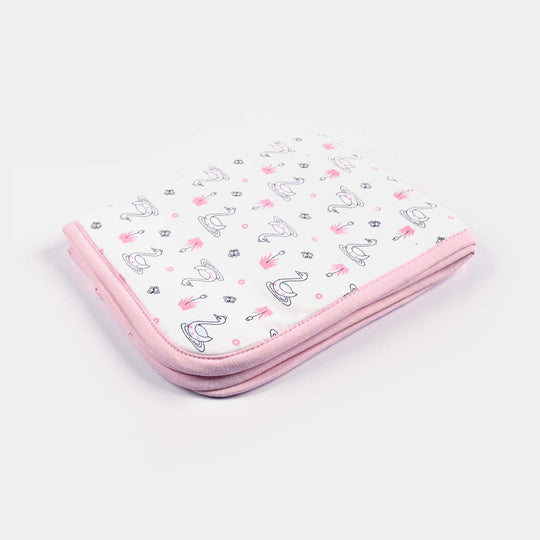 Baby Changing Sheet 17x22 Duck | Light Pink