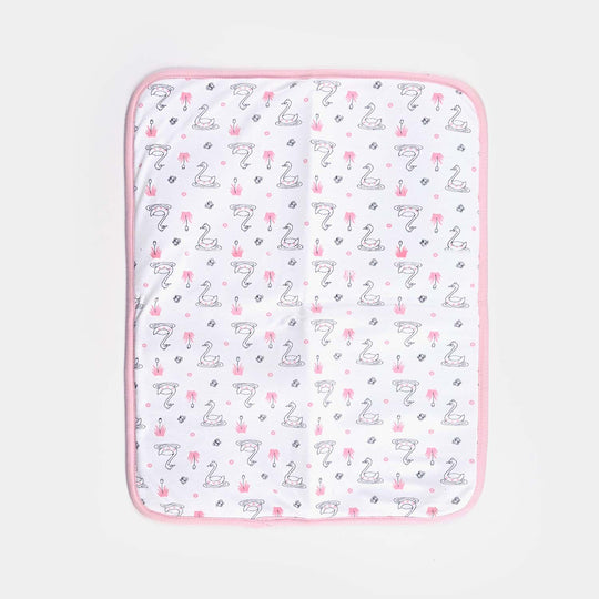 Baby Changing Sheet 17x22 Duck | Light Pink