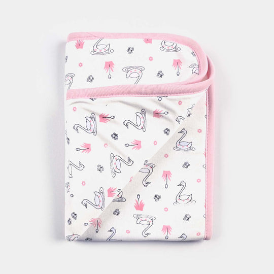 Baby Changing Sheet 17x22 Duck | Light Pink